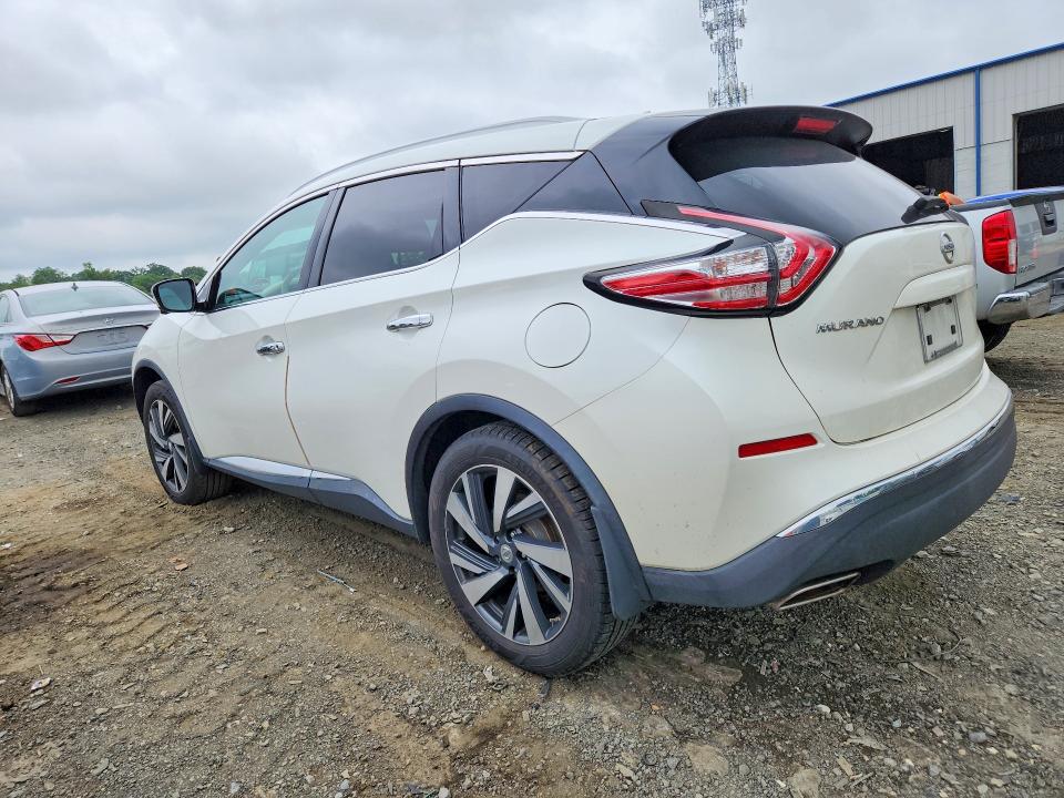 59729156 :رقم المزاد ، 5N1AZ2MH3FN286827 vin ، 2015 Nissan Murano مزاد بيع