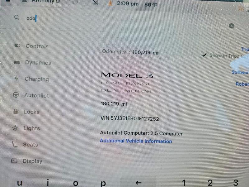 2018 Tesla Model 3 მანქანა იყიდება აუქციონზე, vin: 5YJ3E1EB0JF127252, აუქციონის ნომერი: 60679846