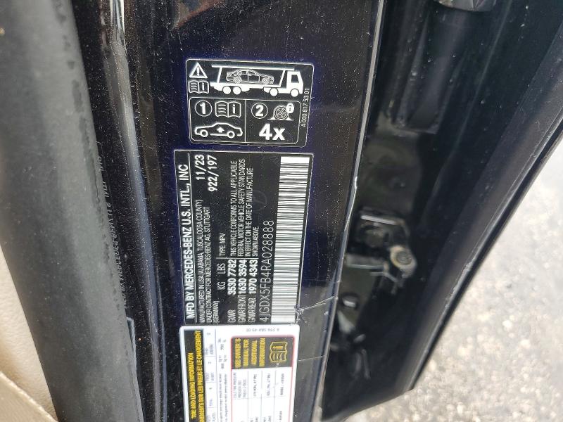59579176 :رقم المزاد ، 4JGDX5FB4RA028888 vin ، 2024 Mercedes-benz Eqs Suv مزاد بيع