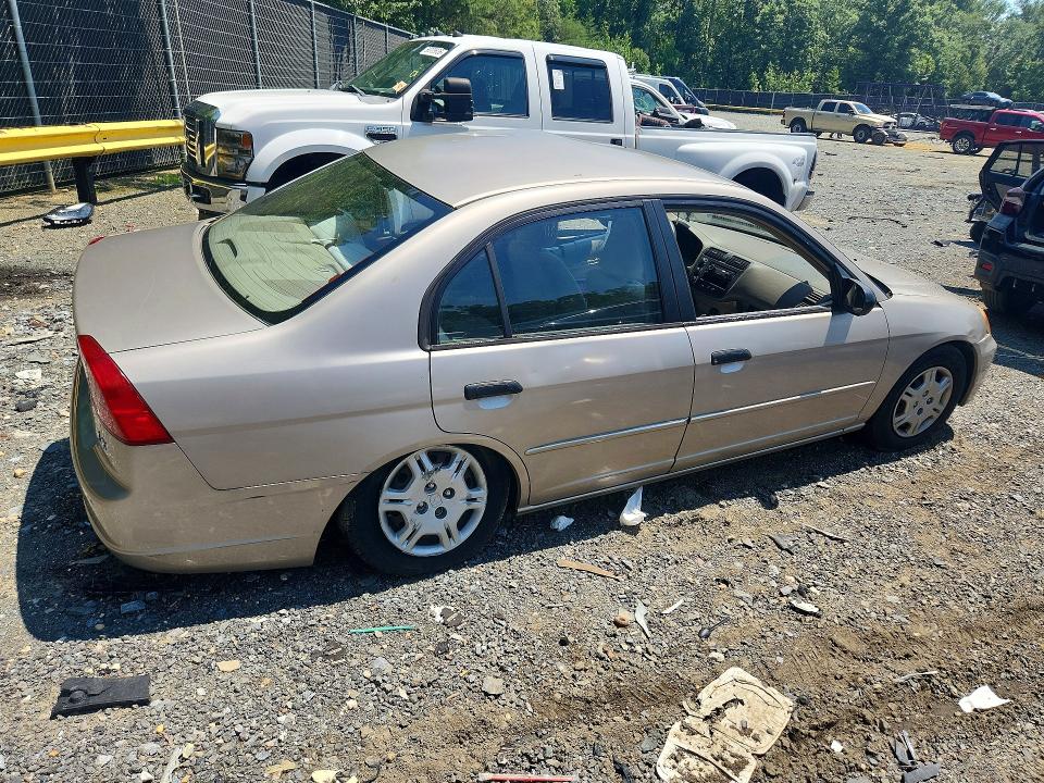 2001 Honda Civic მანქანა იყიდება აუქციონზე, vin: 2HGES16571H526343, აუქციონის ნომერი: 60757796