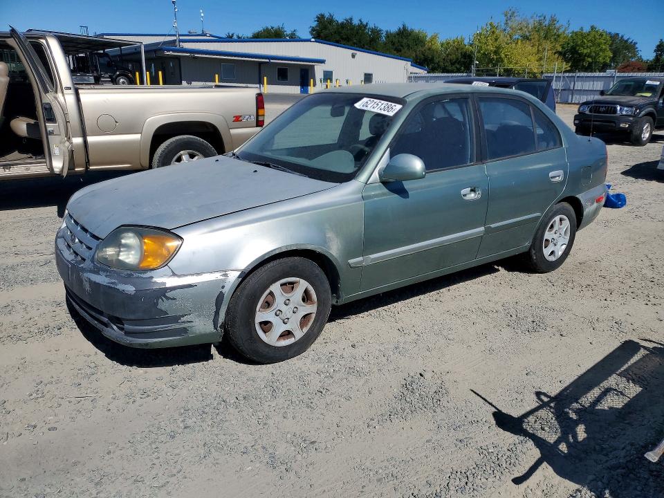 62151386 :رقم المزاد ، KMHCG45C73U457867 vin ، 2003 Hyundai Accent مزاد بيع