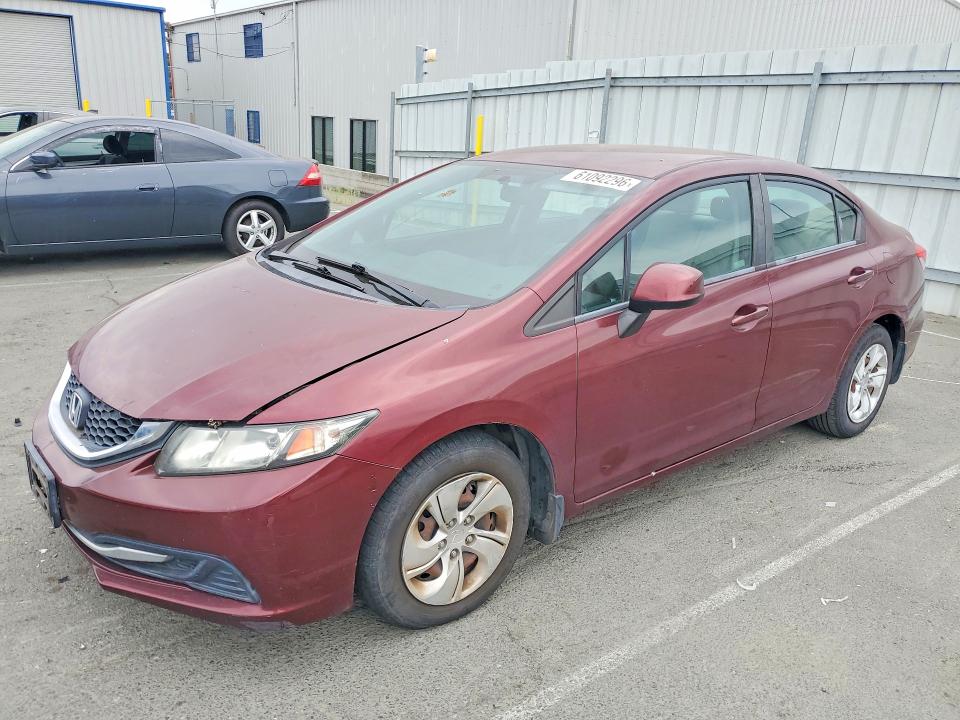 Продажа на аукционе авто 2013 Honda Civic, vin: 2HGFB2F49DH016470, номер лота: 61092296