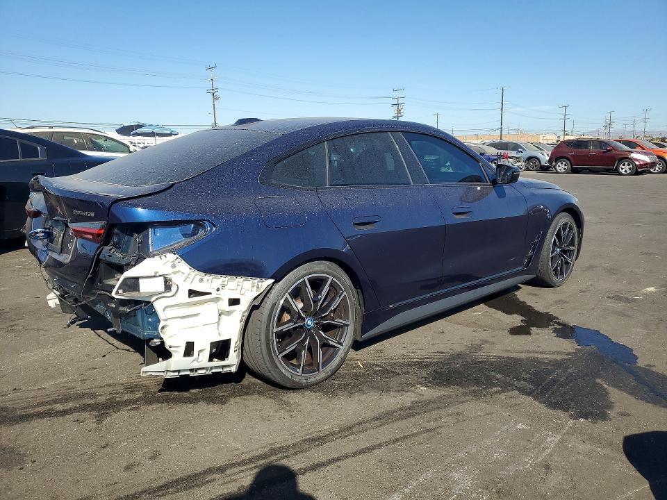2024 Bmw I4 მანქანა იყიდება აუქციონზე, vin: WBY43AW06RFT31793, აუქციონის ნომერი: 58095306