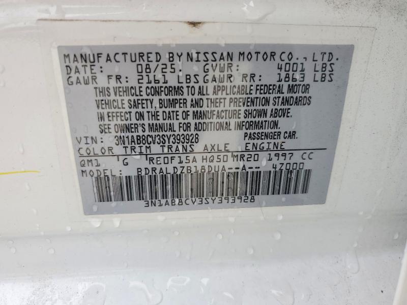Aukcja sprzedaży 2025 Nissan Sentra, vin: 3N1AB8CV3SY393928, numer aukcji: 61040916