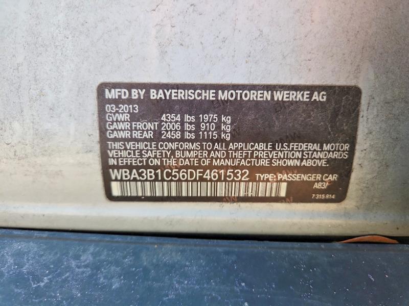Aukcja sprzedaży 2013 Bmw 320, vin: WBA3B1C56DF461532, numer aukcji: 58237666
