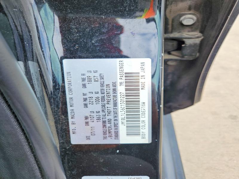 Aukcja sprzedaży 2012 Mazda 3, vin: JM1BL1L56C1501227, numer aukcji: 60894606