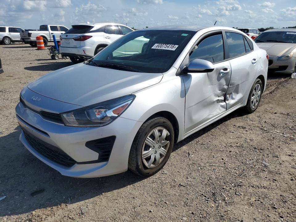 60075416 :رقم المزاد ، 3KPA24AD4NE445377 vin ، 2022 Kia Rio مزاد بيع