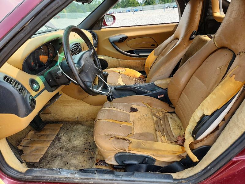 1998 Porsche Boxster მანქანა იყიდება აუქციონზე, vin: WP0CA2981WU624339, აუქციონის ნომერი: 62898966