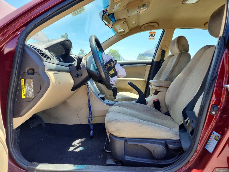 2009 Hyundai Sonata მანქანა იყიდება აუქციონზე, vin: 5NPET46C69H408542, აუქციონის ნომერი: 61972646