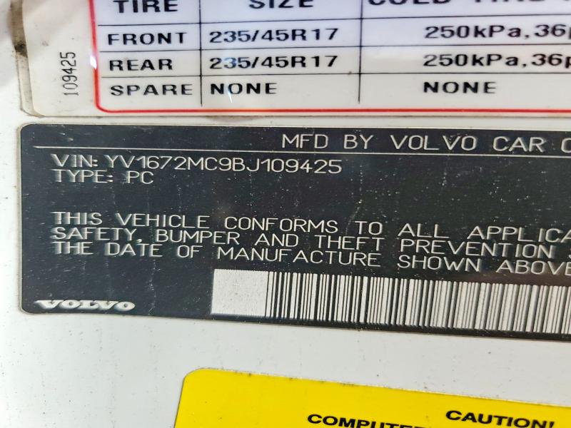 Продаж на аукціоні авто 2011 Volvo C70, vin: YV1672MC9BJ109425, номер лоту: 60227046