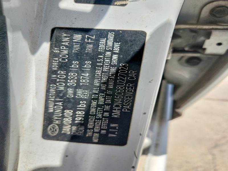 59661376 :رقم المزاد ، KMHCN46C68U227023 vin ، 2008 Hyundai Accent مزاد بيع