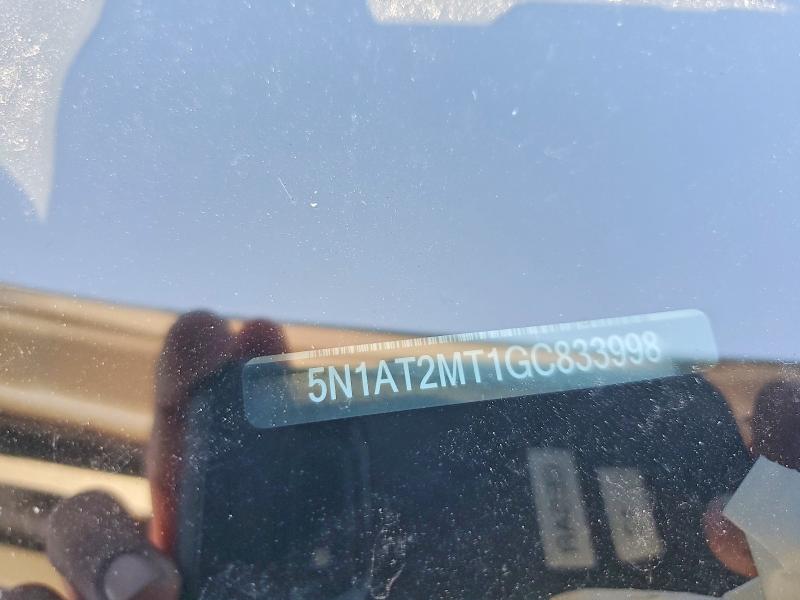 Продаж на аукціоні авто 2016 Nissan Rogue, vin: 5N1AT2MT1GC833998, номер лоту: 61443956