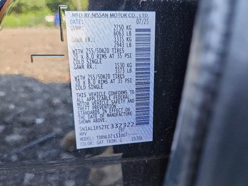 Продаж на аукціоні авто 2026 Infiniti Qx60, vin: 5N1AL1FS2TC332322, номер лоту: 60756216
