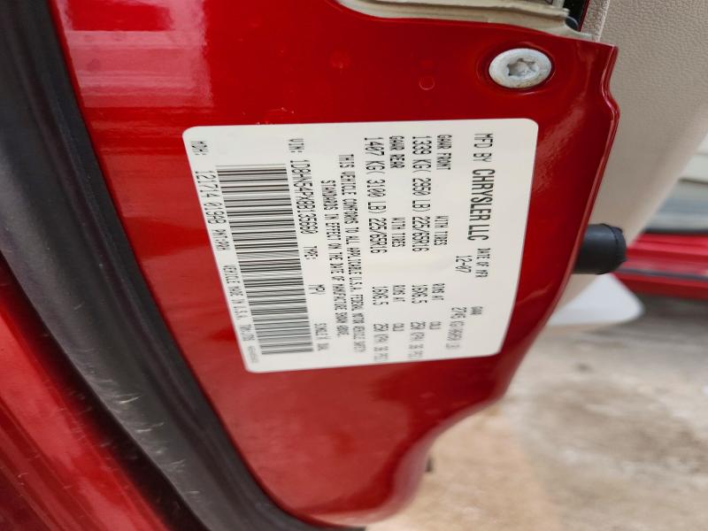 61536866 :رقم المزاد ، 1D8HN54PX8B135660 vin ، 2008 Dodge Grand Caravan مزاد بيع