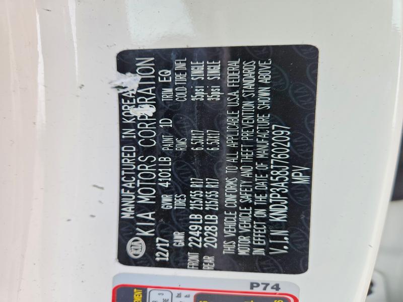 62133416 :رقم المزاد ، KNDJP3A58J7602097 vin ، 2018 Kia Soul مزاد بيع