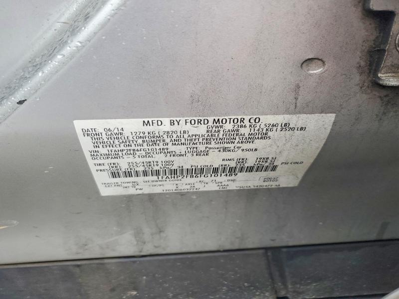 Продаж на аукціоні авто 2015 Ford Taurus, vin: 1FAHP2F86FG101489, номер лоту: 60863286