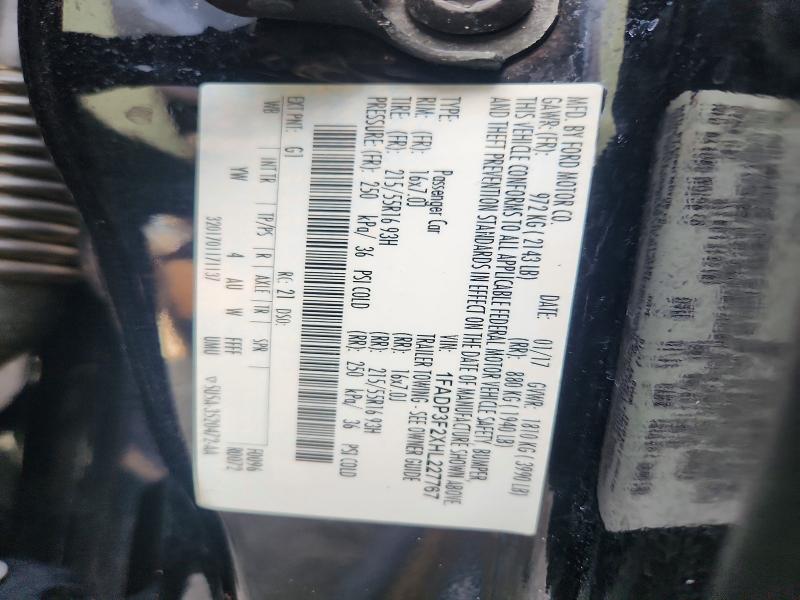 Продажа на аукционе авто 2017 Ford Focus, vin: 1FADP3F2XHL227767, номер лота: 60808146