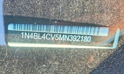 Aukcja sprzedaży 2021 Nissan Altima, vin: 1N4BL4CV5MN392180, numer aukcji: 62970116