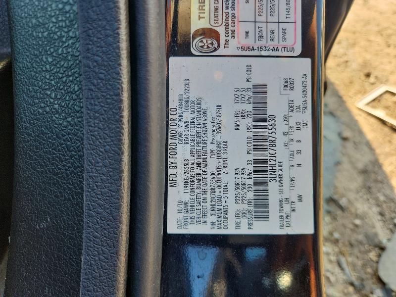 Aukcja sprzedaży 2011 Lincoln Mkz, vin: 3LNHL2JC7BR755630, numer aukcji: 62541176