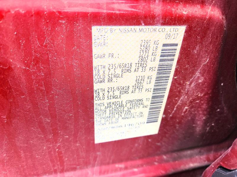 Продаж на аукціоні авто 2017 Nissan Murano, vin: 5N1AZ2MH3HN196709, номер лоту: 62448606