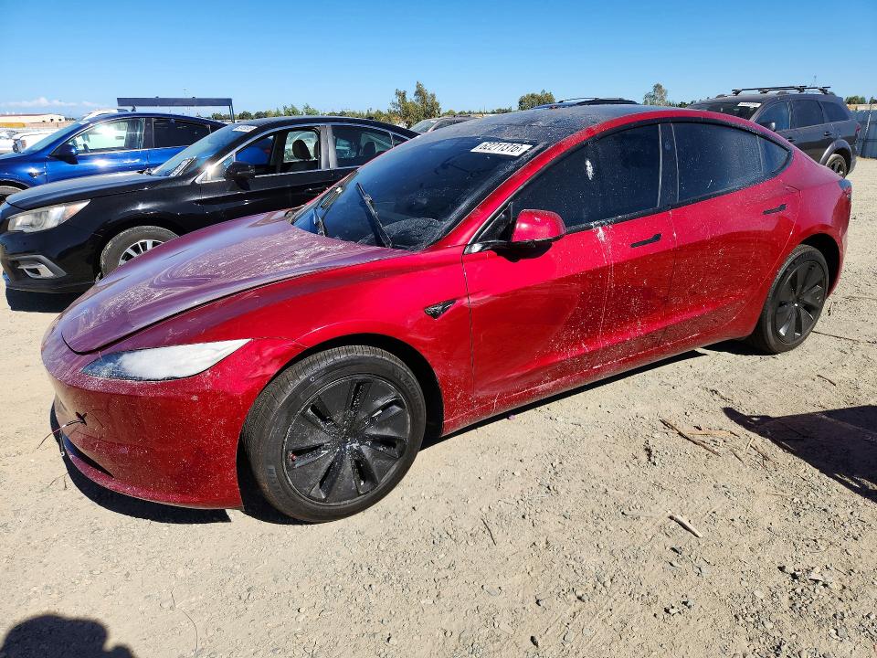 Продаж на аукціоні авто 2025 Tesla Model 3, vin: 5YJ3E1EA8SF987019, номер лоту: 62211316