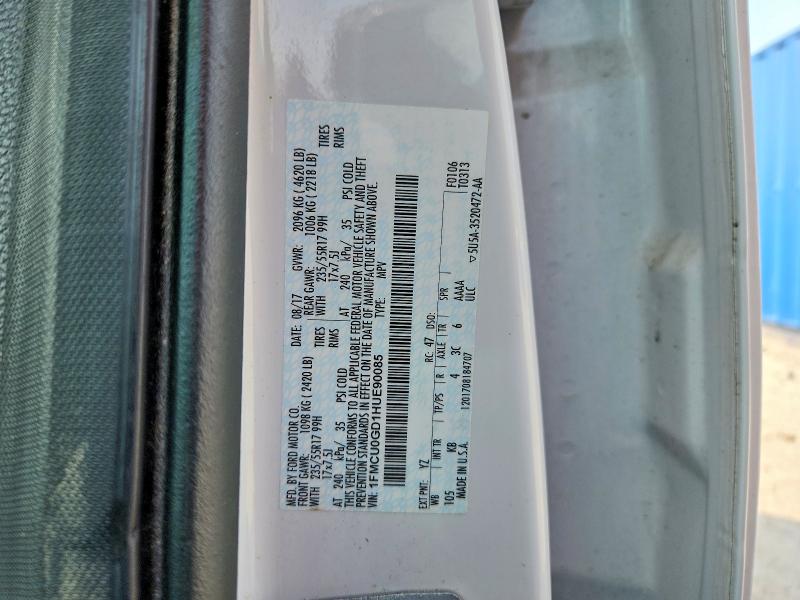 61540276 :رقم المزاد ، 1FMCU0GD1HUE90085 vin ، 2017 Ford Escape مزاد بيع