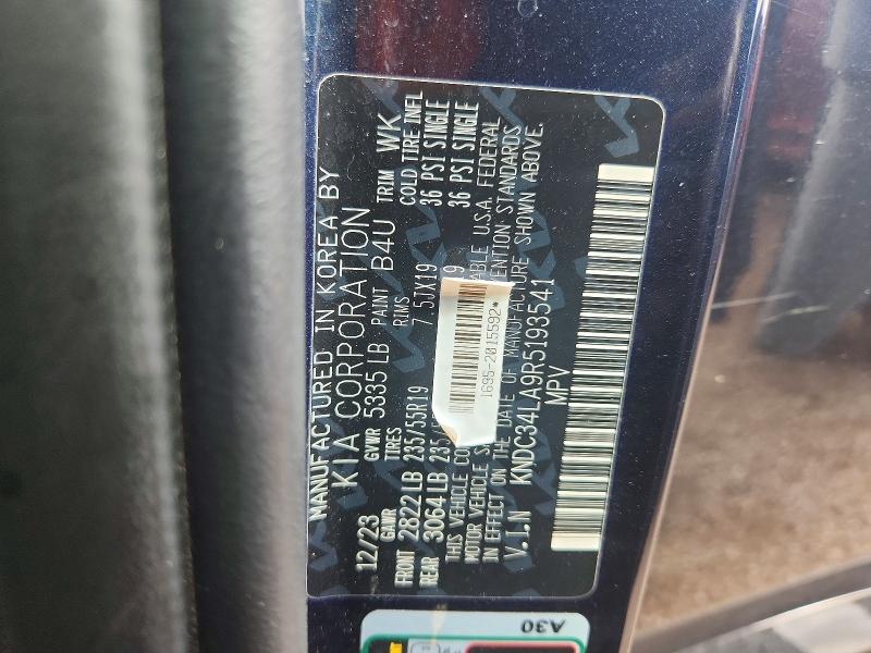 Продаж на аукціоні авто 2024 Kia Ev6, vin: KNDC34LA9R5193541, номер лоту: 60706096