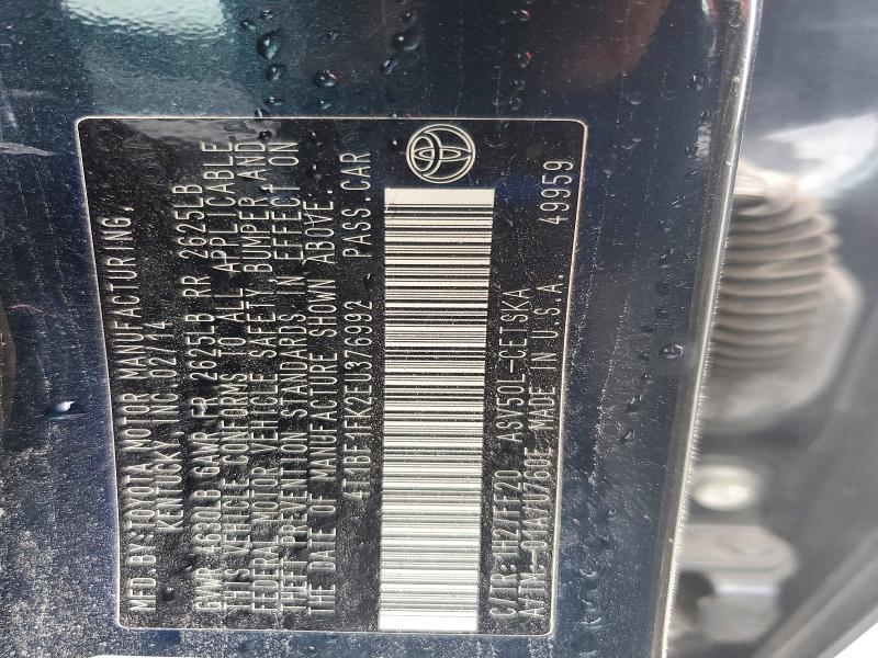 60223696 :رقم المزاد ، 4T1BF1FK2EU376992 vin ، 2014 Toyota Camry مزاد بيع