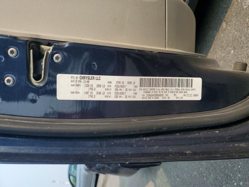Aukcja sprzedaży 2009 Volkswagen Routan, vin: 2V8HW54X59R608545, numer aukcji: 60024136