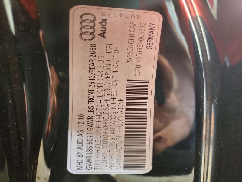Aukcja sprzedaży 2011 Audi A5, vin: WAULFAFH6BN009612, numer aukcji: 61985336