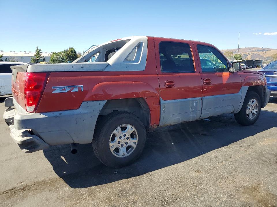 Продажа на аукционе авто 2002 Chevrolet Avalanche, vin: 3GNEK13T62G329125, номер лота: 61122236