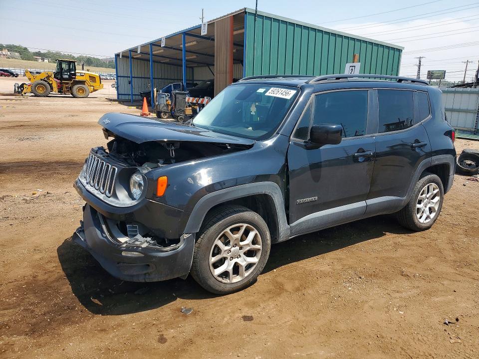 2017 Jeep Renegade მანქანა იყიდება აუქციონზე, vin: ZACCJBBB3HPG37197, აუქციონის ნომერი: 59261456