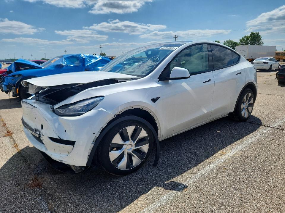 62159206 :رقم المزاد ، 5YJYGDEE7LF020391 vin ، 2020 Tesla Model Y مزاد بيع