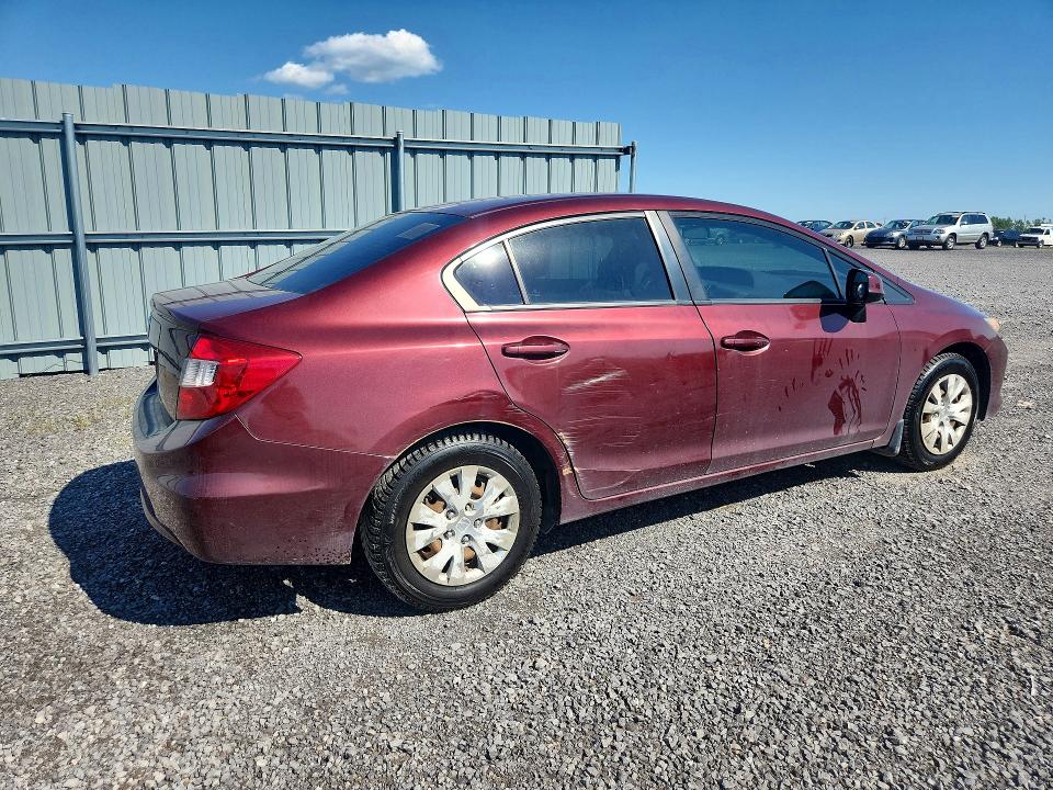 Продаж на аукціоні авто 2012 Honda Civic, vin: 2HGFB2F48CH036773, номер лоту: 62627296