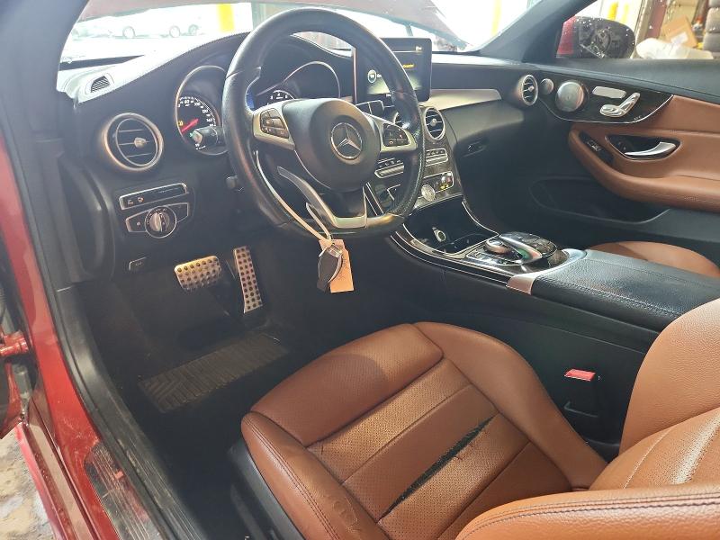 63135556 :رقم المزاد ، WDDWJ4KB9HF374733 vin ، 2017 Mercedes-benz C مزاد بيع
