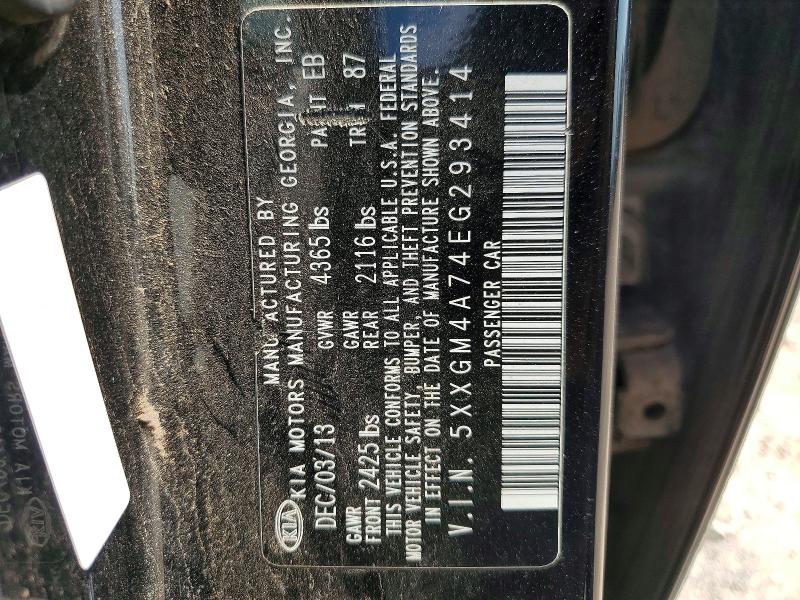 Продажа на аукционе авто 2014 Kia Optima, vin: 5XXGM4A74EG293414, номер лота: 60086716