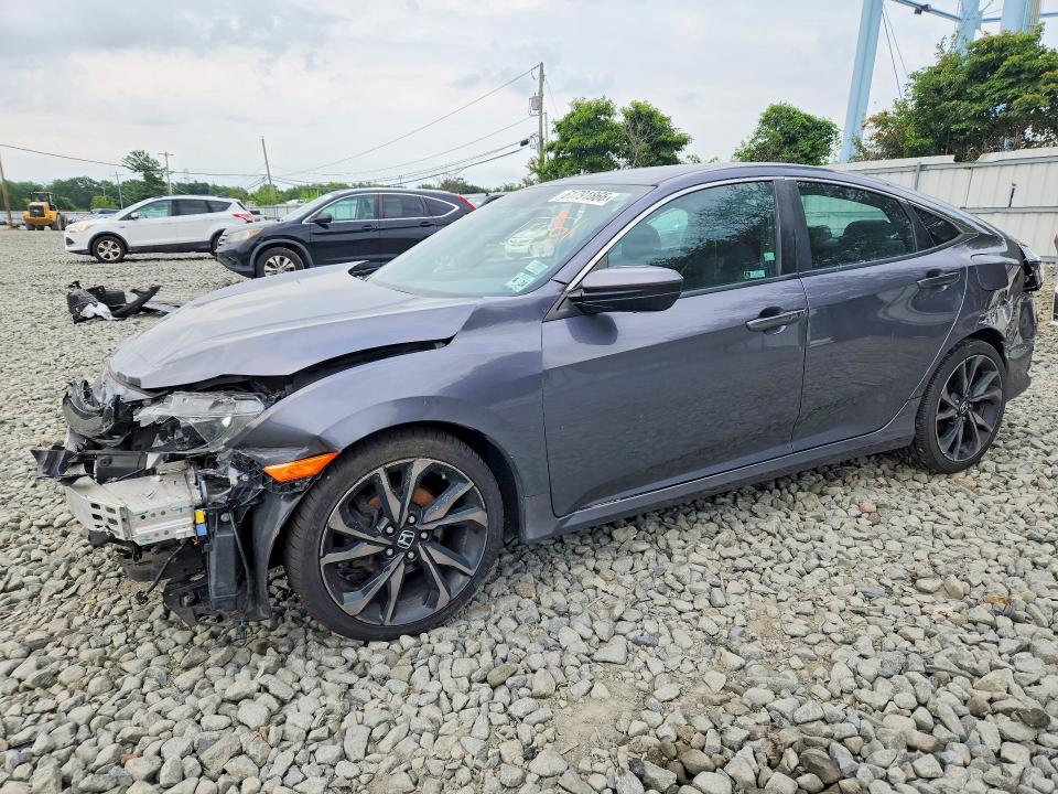 61791866 :رقم المزاد ، 2HGFC2F84KH540543 vin ، 2019 Honda Civic مزاد بيع