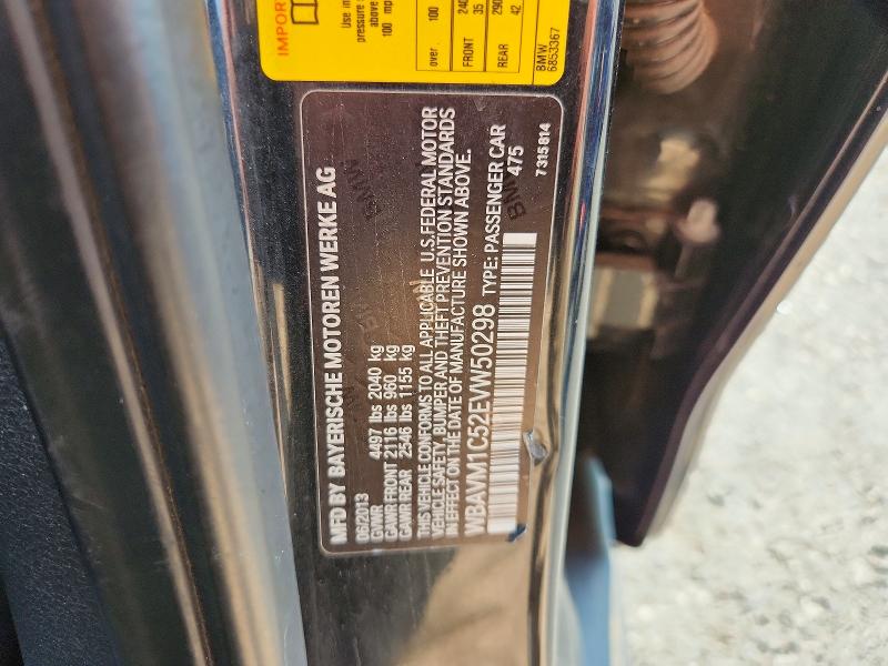 Aukcja sprzedaży 2014 Bmw X1, vin: WBAVM1C52EVW50298, numer aukcji: 62655576