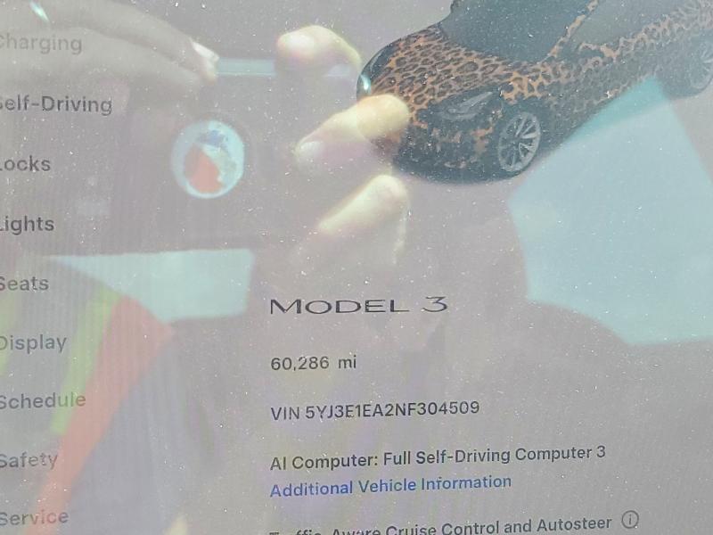Продаж на аукціоні авто 2022 Tesla Model 3, vin: 5YJ3E1EA2NF304509, номер лоту: 61336946