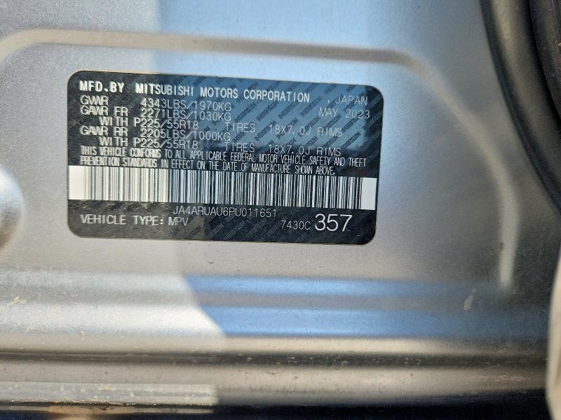 Продаж на аукціоні авто 2023 Mitsubishi Outlander Sport, vin: JA4ARUAU6PU011651, номер лоту: 62790936