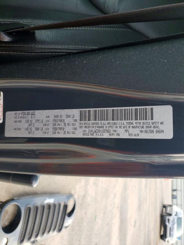 2017 Jeep Wrangler Unlimited მანქანა იყიდება აუქციონზე, vin: 1C4HJWEG5HL697863, აუქციონის ნომერი: 60315426
