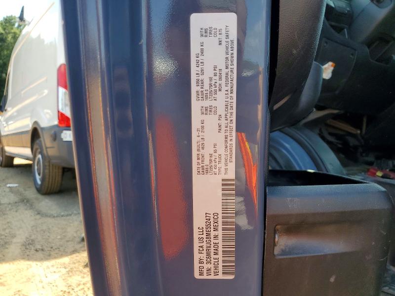 2021 Ram Promaster 3500 მანქანა იყიდება აუქციონზე, vin: 3C6MRVJG8ME552477, აუქციონის ნომერი: 61499606