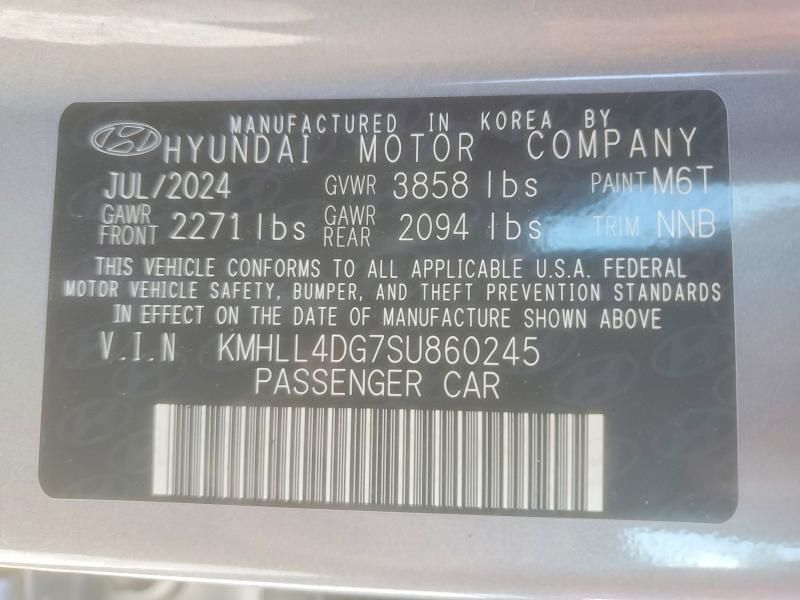 Aukcja sprzedaży 2025 Hyundai Elantra, vin: KMHLL4DG7SU860245, numer aukcji: 59400106