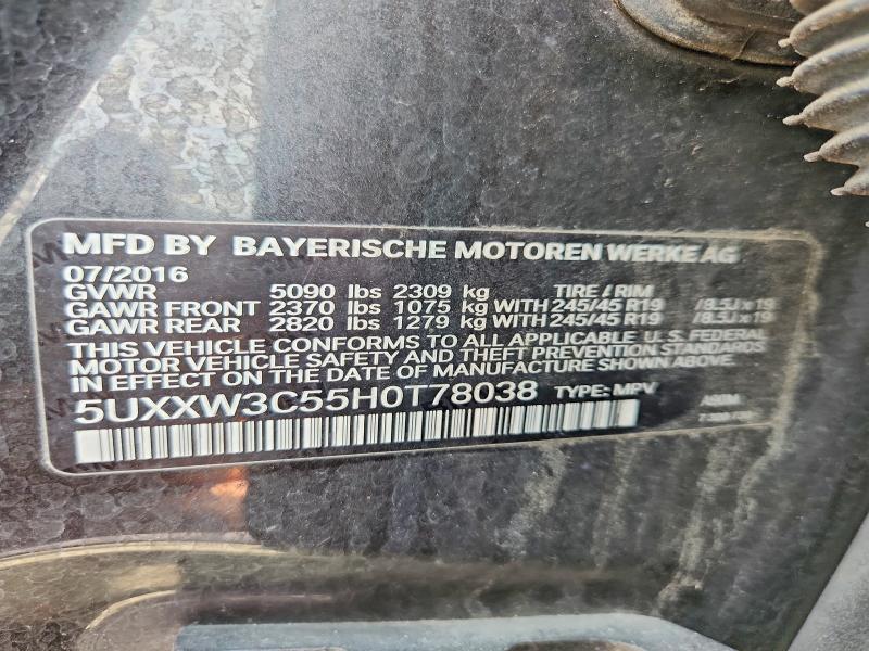 Продаж на аукціоні авто 2017 Bmw X4, vin: 5UXXW3C55H0T78038, номер лоту: 61671906