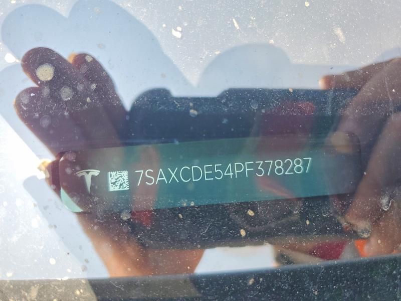 61974056 :رقم المزاد ، 7SAXCDE54PF378287 vin ، 2023 Tesla Model X مزاد بيع