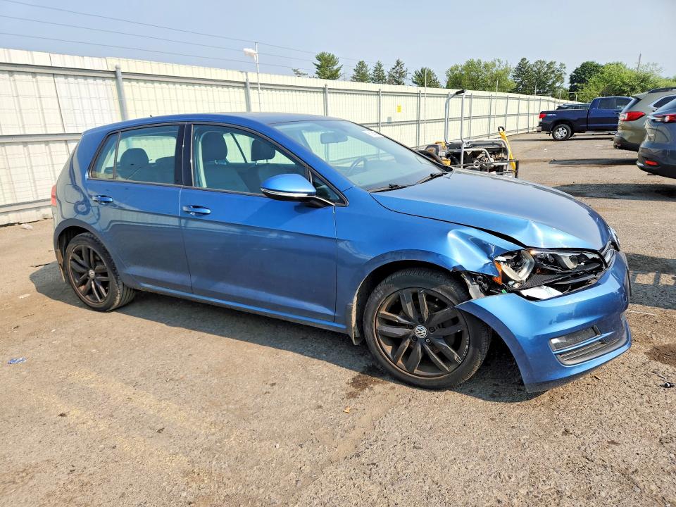 2015 Volkswagen Golf მანქანა იყიდება აუქციონზე, vin: 3VW217AUXFM033591, აუქციონის ნომერი: 61164756