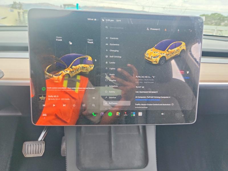 Aukcja sprzedaży 2025 Tesla Model Y, vin: 7SAYGAEE7SF289877, numer aukcji: 60688026
