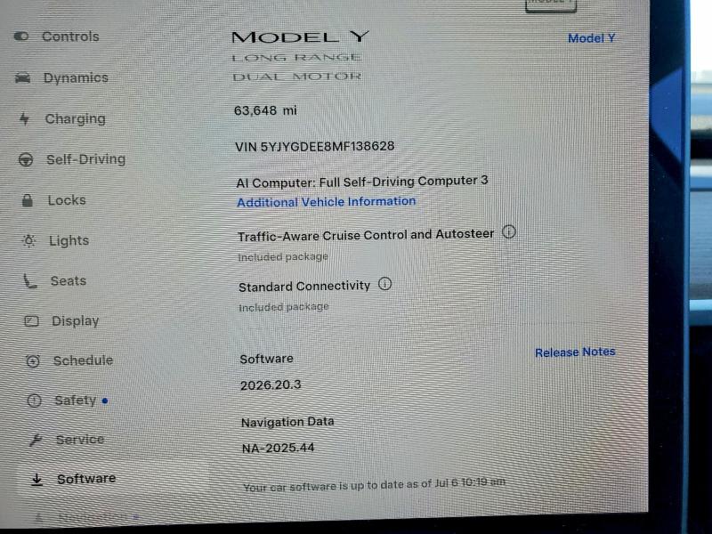 Aukcja sprzedaży 2021 Tesla Model Y, vin: 5YJYGDEE8MF138628, numer aukcji: 59727706
