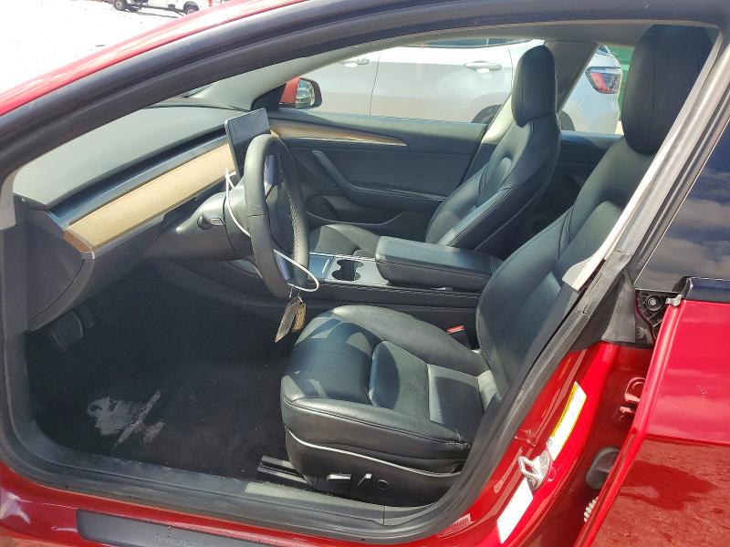 61574236 :رقم المزاد ، 5YJ3E1EA1NF187747 vin ، 2022 Tesla Model 3 مزاد بيع