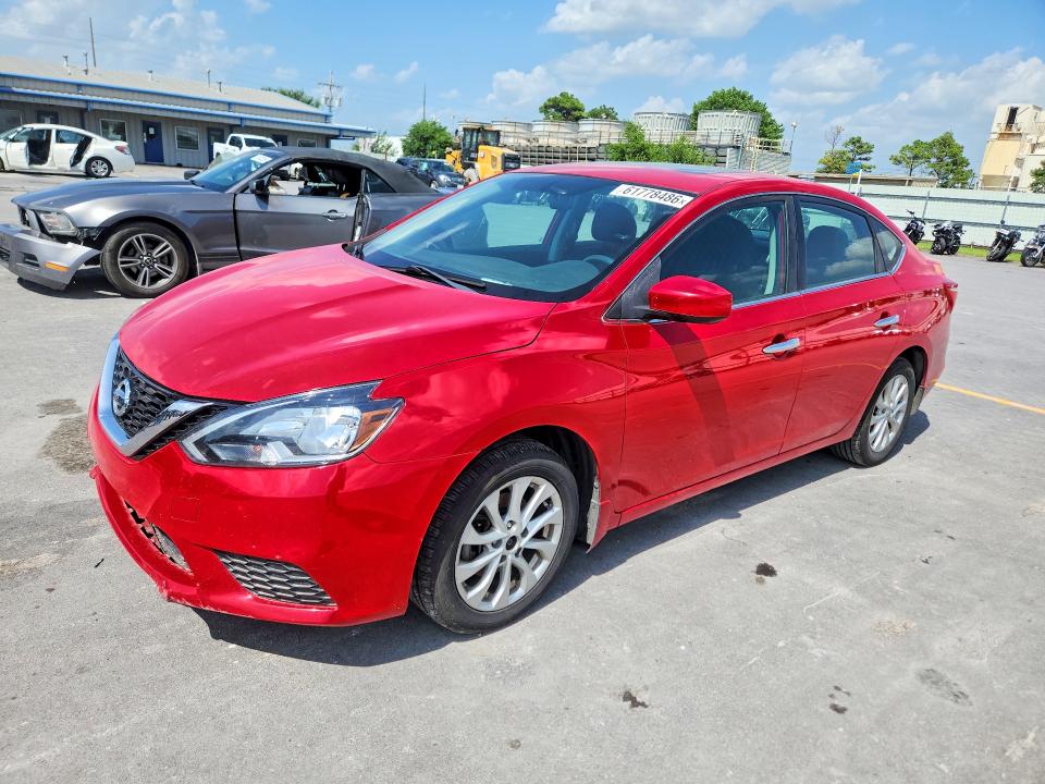 2018 Nissan Sentra მანქანა იყიდება აუქციონზე, vin: 3N1AB7AP3JY259062, აუქციონის ნომერი: 61778486